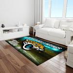 nfl jacksonville jaguars football team logo rectangle area rug light room jj04