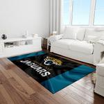 nfl jacksonville jaguars football team logo rectangle area rug light room jj12