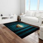 nfl jacksonville jaguars football team logo rectangle area rug light room jj15
