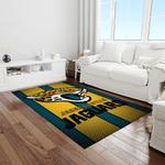 nfl jacksonville jaguars football team logo rectangle area rug light room jj31