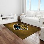 nfl jacksonville jaguars football team logo rectangle area rug light room jj33