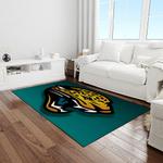 nfl jacksonville jaguars football team logo rectangle area rug light room jj34