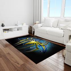 NFL Los Angeles Chargers Rectangle Rug Personalized Non-Slip Carpet Gift For Football Fans LAC19