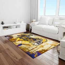 NFL Los Angeles Chargers Rectangle Rug Personalized Non-Slip Carpet Gift For Football Fans LAC41