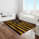 nfl los angeles chargers football team logo rectangle area rug light room lac49