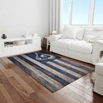 nfl los angeles rams football team logo rectangle area rug light room lar09