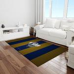 nfl los angeles rams football team logo rectangle area rug light room lar51