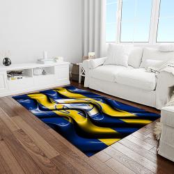 NFL Los Angeles Rams Rectangle Rug Personalized Non-Slip Carpet Gift For Football Fans LAR60