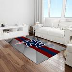 nfl new england patriots football team logo rectangle area rug light room nep18