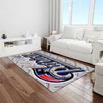 nfl new england patriots football team logo rectangle area rug light room nep19