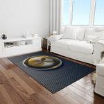 nfl pittsburgh steelers football team logo rectangle area rug light room ptts21