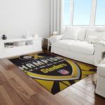 nfl pittsburgh steelers football team logo rectangle area rug light room ptts24