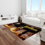 nfl pittsburgh steelers football team logo rectangle area rug light room ptts44