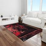 nfl tampa bay buccaneers team logo rectangle area rug light room tbb04