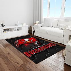 NFL Tampa Bay Buccaneers Rectangle Rug Personalized Non-Slip Carpet Gift For Football Fans TBB20