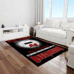 nfl tampa bay buccaneers team logo rectangle area rug light room tbb27