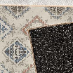bohemian colorful kilim rug ethnic geometric diamond pattern eclectic home decor area rug zoom