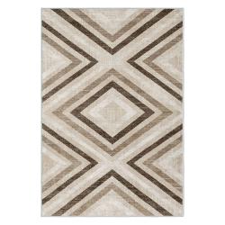 bold chevron stripe area rug modern geometric diamond lines midcentury modern living room rug