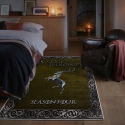 game of thrones house baratheon area rug non slip movie carpet home decor gift for fans bedroom gotw160