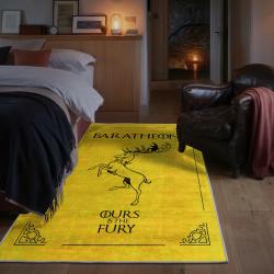 game of thrones house baratheon area rug non slip movie carpet home decor gift for fans bedroom gotw43
