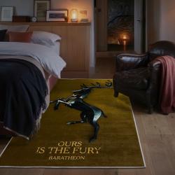 game of thrones house baratheon area rug non slip movie carpet home decor gift for fans bedroom gotw97