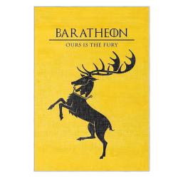 game of thrones house baratheon area rug non slip movie carpet home decor gift for fans gotw140