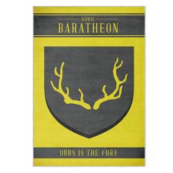 game of thrones house baratheon area rug non slip movie carpet home decor gift for fans gotw152