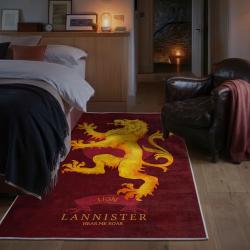 game of thrones house lannister area rug non slip movie carpet home decor gift for fans bedroom gotw167