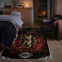 game of thrones house lannister area rug non slip movie carpet home decor gift for fans bedroom gotw90