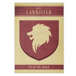 game of thrones house lannister area rug non slip movie carpet home decor gift for fans gotw125
