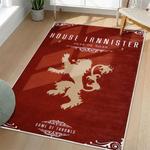 game of thrones house lannister area rug non slip movie carpet home decor gift for fans living room gotw158