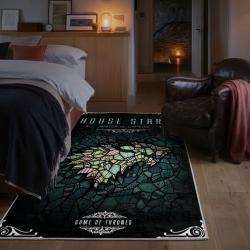game of thrones house stark area rug non slip movie carpet home decor gift for fans bedroom gotw110