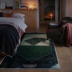 game of thrones house stark area rug non slip movie carpet home decor gift for fans bedroom gotw223