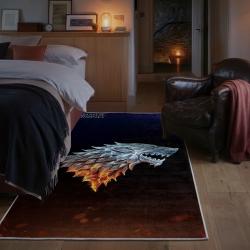 game of thrones house stark area rug non slip movie carpet home decor gift for fans bedroom gotw85