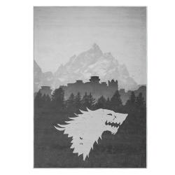 game of thrones house stark area rug non slip movie carpet home decor gift for fans gotw157