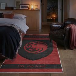 game of thrones house targaryen area rug non slip movie carpet home decor gift for fans bedroom gotw122