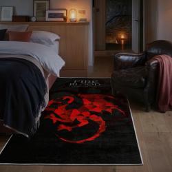 game of thrones house targaryen area rug non slip movie carpet home decor gift for fans bedroom gotw195