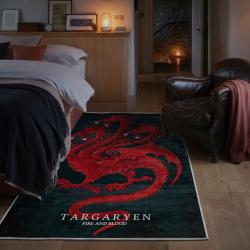 game of thrones house targaryen area rug non slip movie carpet home decor gift for fans bedroom gotw199
