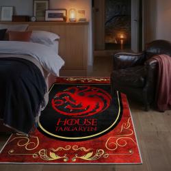 game of thrones house targaryen area rug non slip movie carpet home decor gift for fans bedroom gotw214