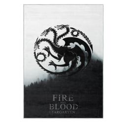 game of thrones house targaryen area rug non slip movie carpet home decor gift for fans gotw105
