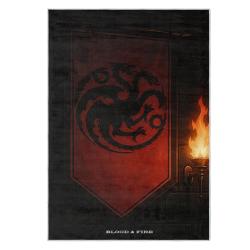 game of thrones house targaryen area rug non slip movie carpet home decor gift for fans gotw184