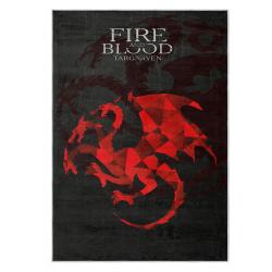 game of thrones house targaryen area rug non slip movie carpet home decor gift for fans gotw195