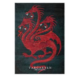 game of thrones house targaryen area rug non slip movie carpet home decor gift for fans gotw199