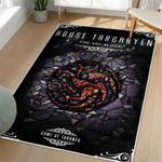 game of thrones house targaryen area rug non slip movie carpet home decor gift for fans living room gotw102