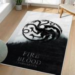 game of thrones house targaryen area rug non slip movie carpet home decor gift for fans living room gotw105