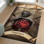 game of thrones house targaryen area rug non slip movie carpet home decor gift for fans living room gotw146