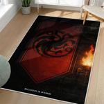 game of thrones house targaryen area rug non slip movie carpet home decor gift for fans living room gotw184