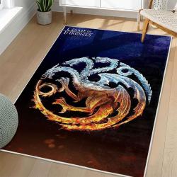 Game Of Thrones House Targaryen Area Rug Non-slip Movie Home Decor Gift For Fans GOTW197