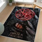 game of thrones house targaryen area rug non slip movie carpet home decor gift for fans living room gotw201