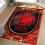 game of thrones house targaryen area rug non slip movie carpet home decor gift for fans living room gotw214